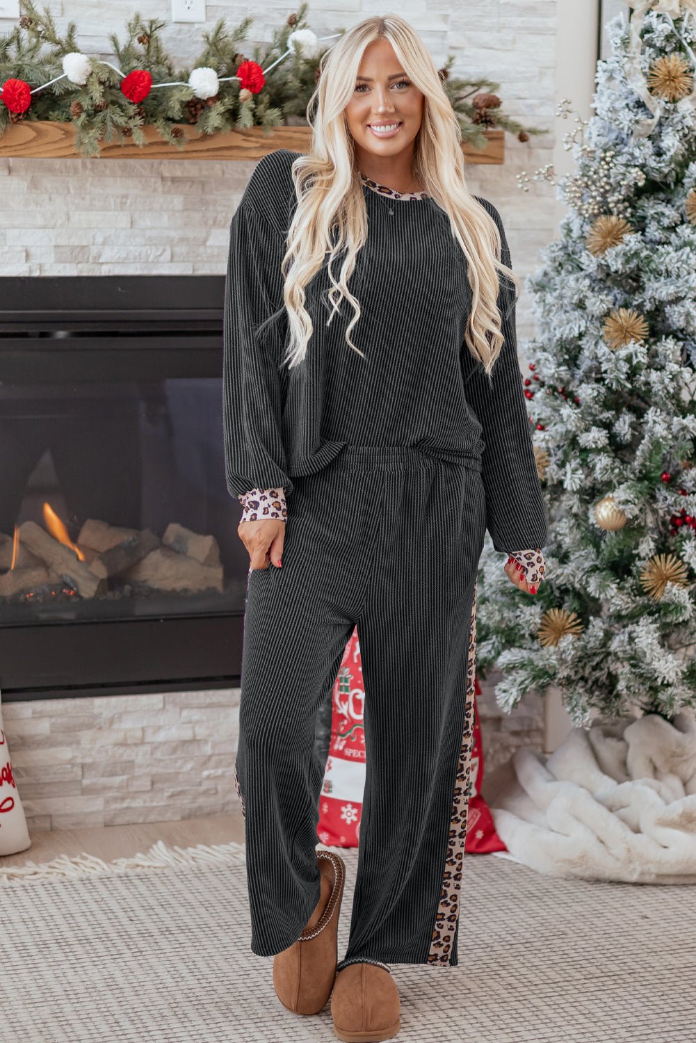 Jasmine Twisted Rib Set - Hello Beautiful BoutiquePant SetsThreaded Pear