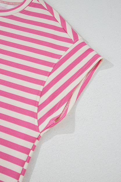Jayla Stripe T Shirt - Hello Beautiful BoutiqueShort SetsThreaded Pear