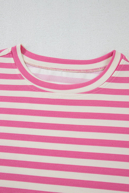 Jayla Stripe T Shirt - Hello Beautiful BoutiqueShort SetsThreaded Pear