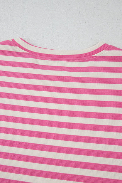 Jayla Stripe T Shirt - Hello Beautiful BoutiqueShort SetsThreaded Pear