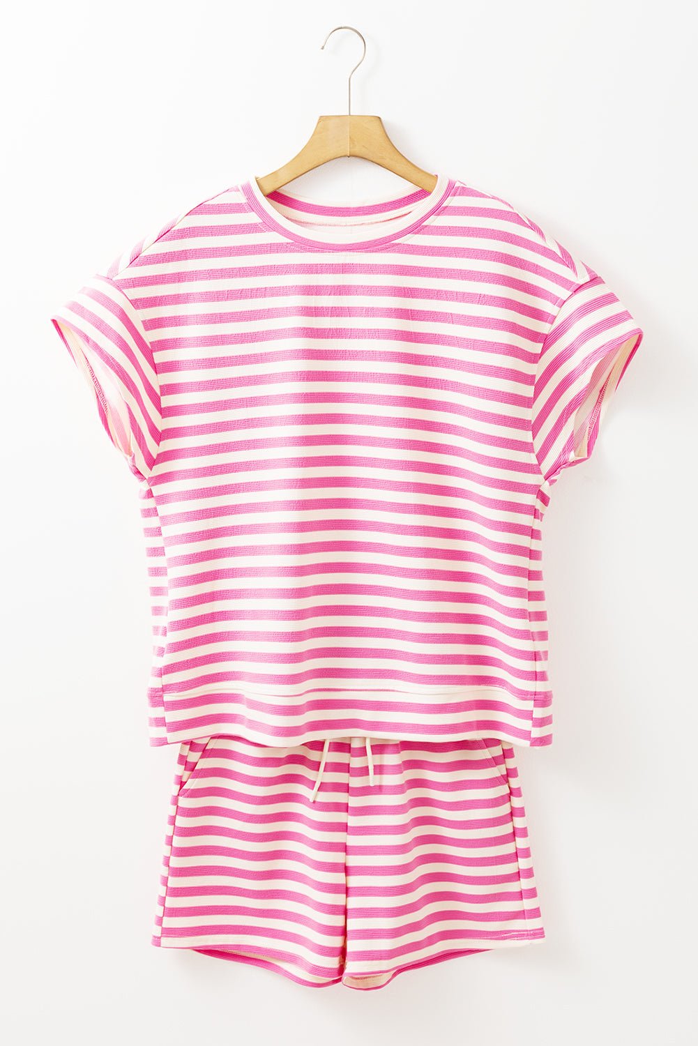 Jayla Stripe T Shirt - Hello Beautiful BoutiqueShort SetsThreaded Pear