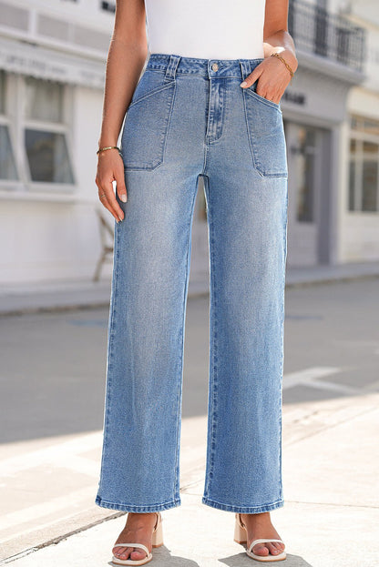 Jaylani Mid Rise Shift Jeans - Hello Beautiful BoutiqueJeansThreaded Pear