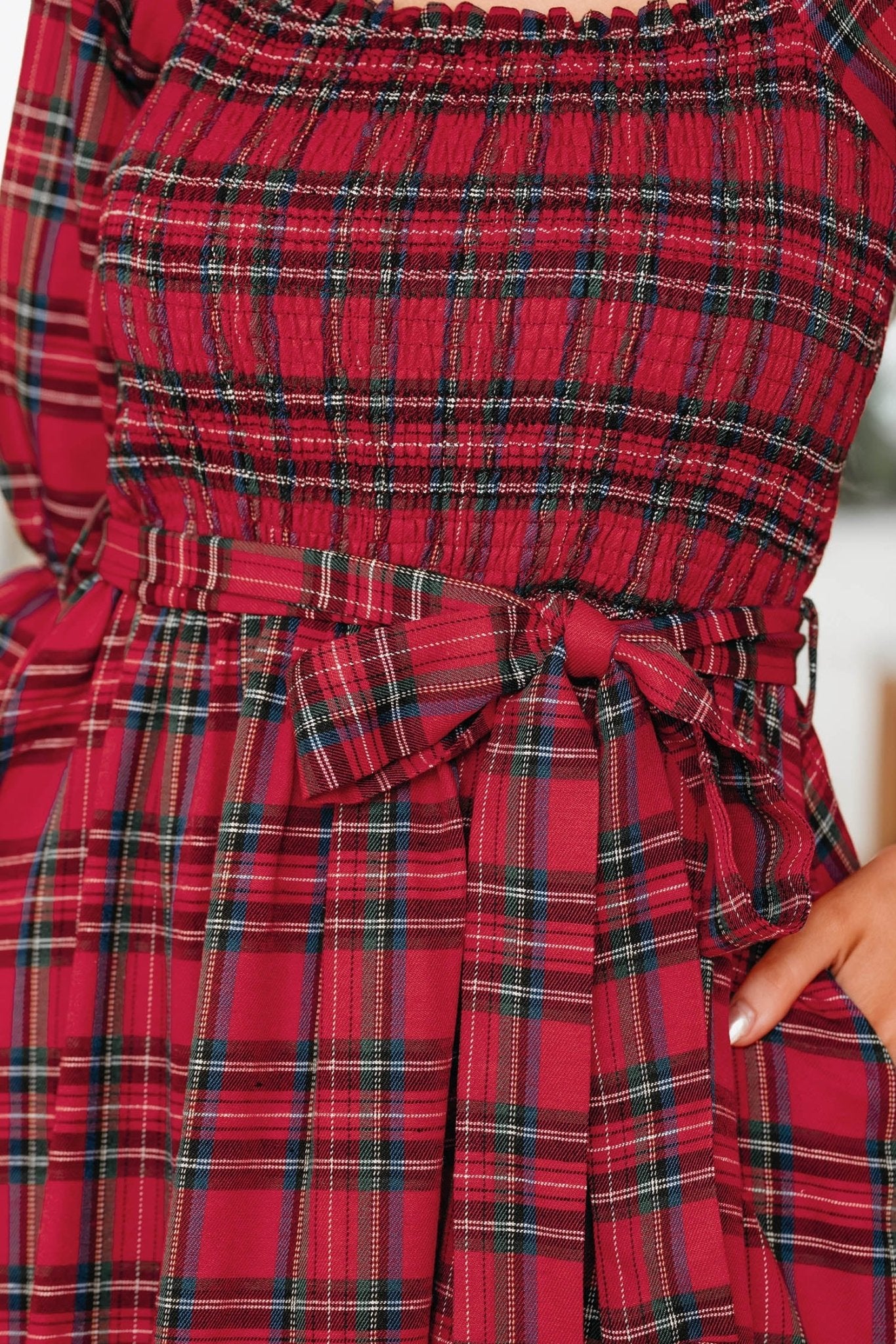 Jazmin Waist Flared Midi Dress - Hello Beautiful BoutiqueMidi DressesThreaded Pear
