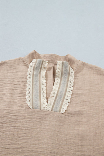 Jessica Rolled Short Sleeve Blouse - Hello Beautiful BoutiqueBlouses & ShirtsThreaded Pear
