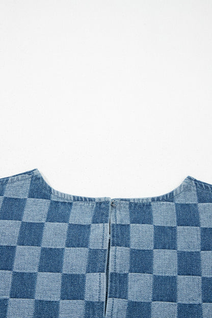 Jessie Hem Checkered Mini Dress - Hello Beautiful BoutiqueMini DressesThreaded Pear