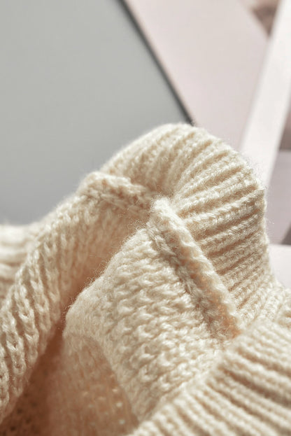 Jianna Netted Texture Pullover Sweater - Hello Beautiful BoutiqueSweatersThreaded Pear