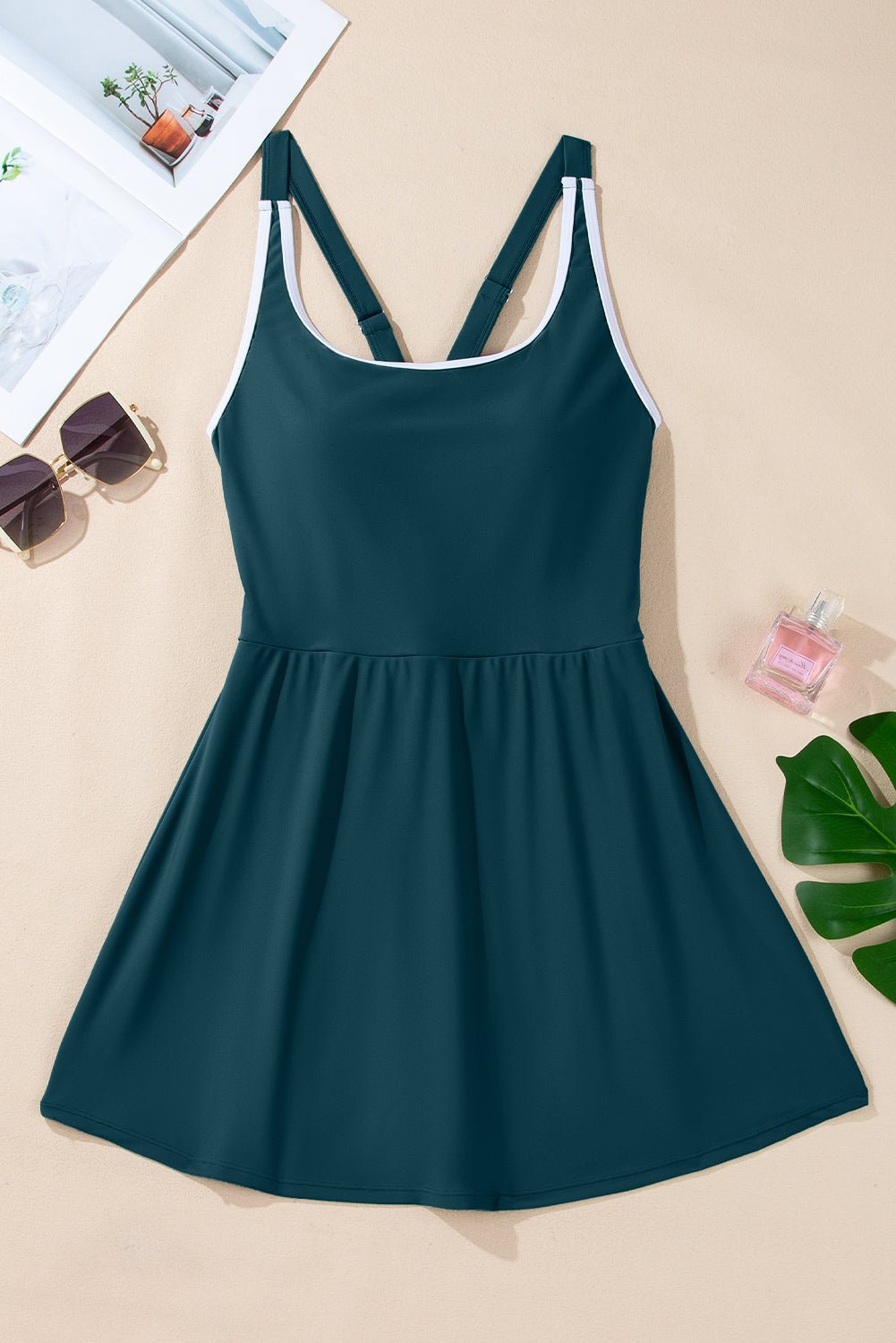 Jianna One Piece Swim Dress - Hello Beautiful BoutiqueSwim DressesThreaded Pear
