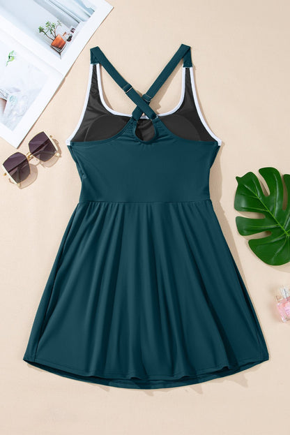 Jianna One Piece Swim Dress - Hello Beautiful BoutiqueSwim DressesThreaded Pear