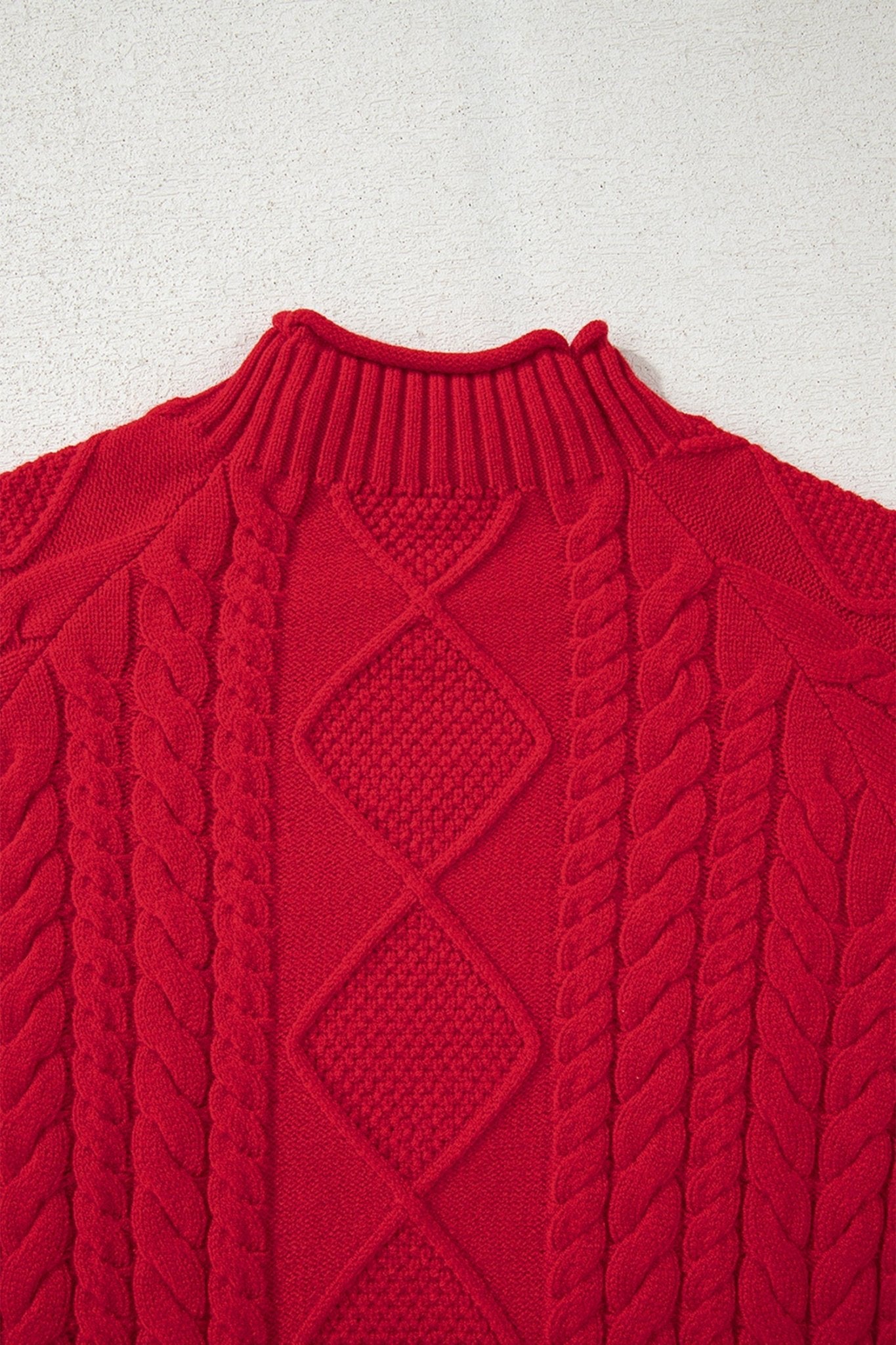 Joanna Cable Knit Baggy Sweater - Hello Beautiful BoutiqueSweatersThreaded Pear