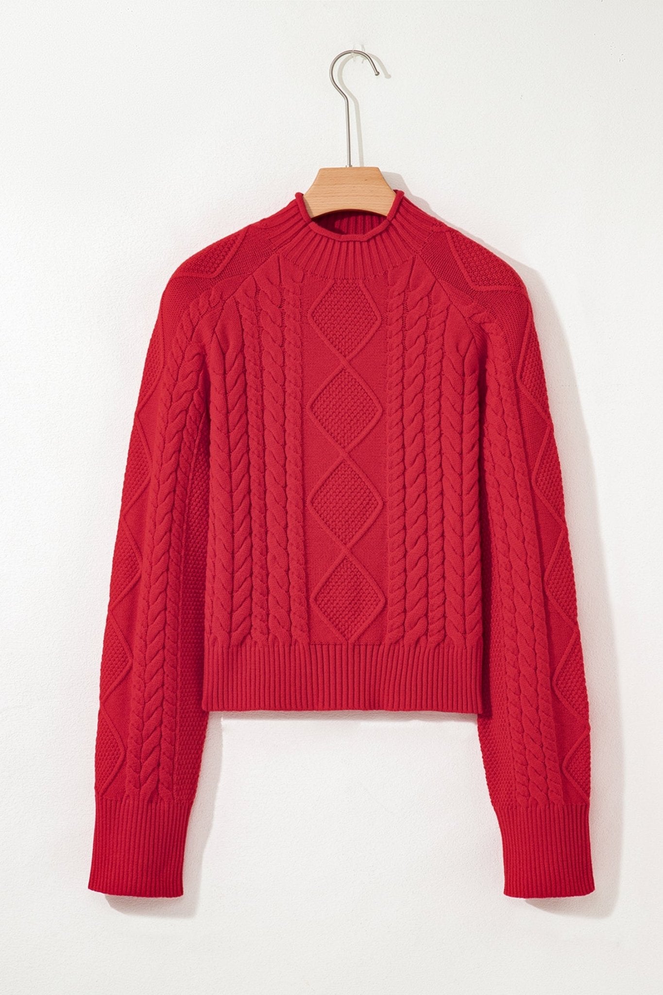 Joanna Cable Knit Baggy Sweater - Hello Beautiful BoutiqueSweatersThreaded Pear
