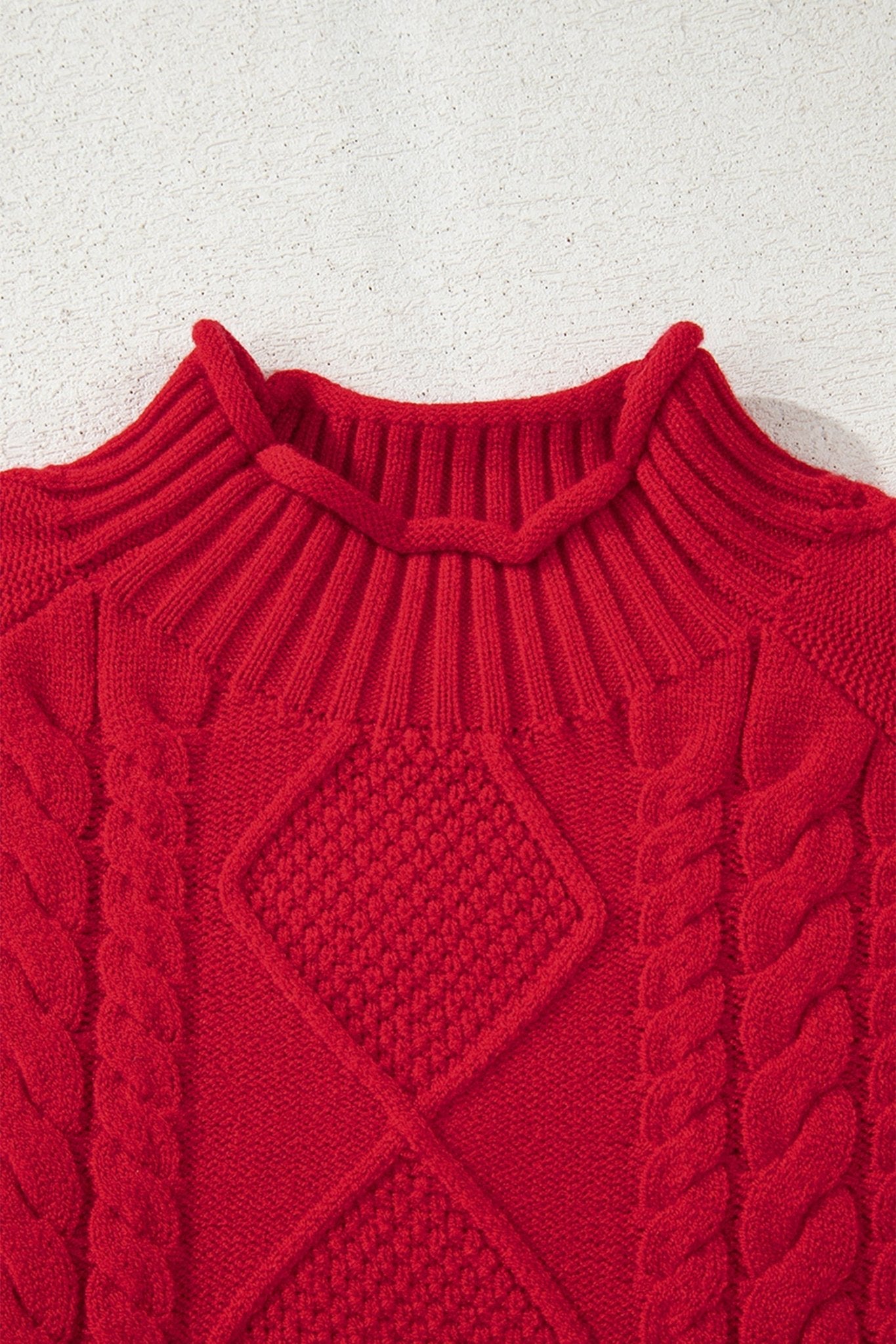 Joanna Cable Knit Baggy Sweater - Hello Beautiful BoutiqueSweatersThreaded Pear