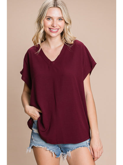 V Neck Uniform Shirt 10482