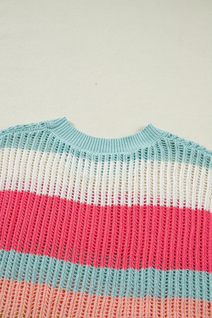 Joelle Knit Short Sleeve Sweater - Hello Beautiful BoutiqueShort Sleeve SweatersThreaded Pear