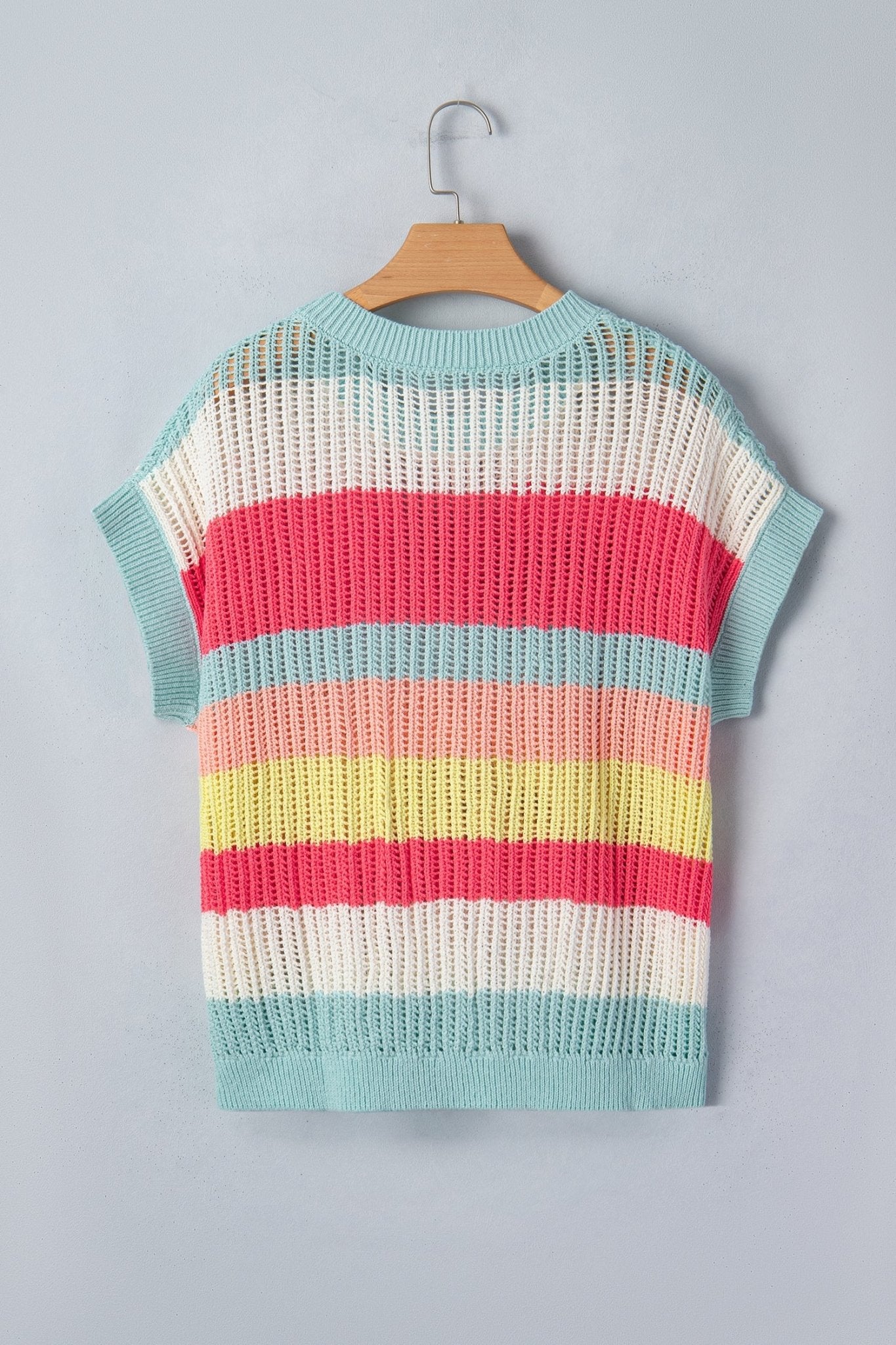 Joelle Knit Short Sleeve Sweater - Hello Beautiful BoutiqueShort Sleeve SweatersThreaded Pear