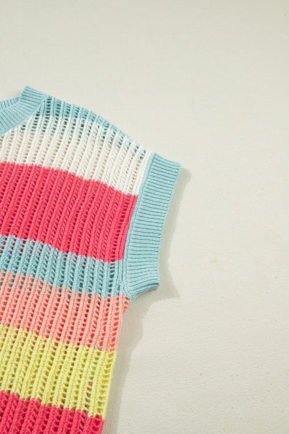 Joelle Knit Short Sleeve Sweater - Hello Beautiful BoutiqueShort Sleeve SweatersThreaded Pear