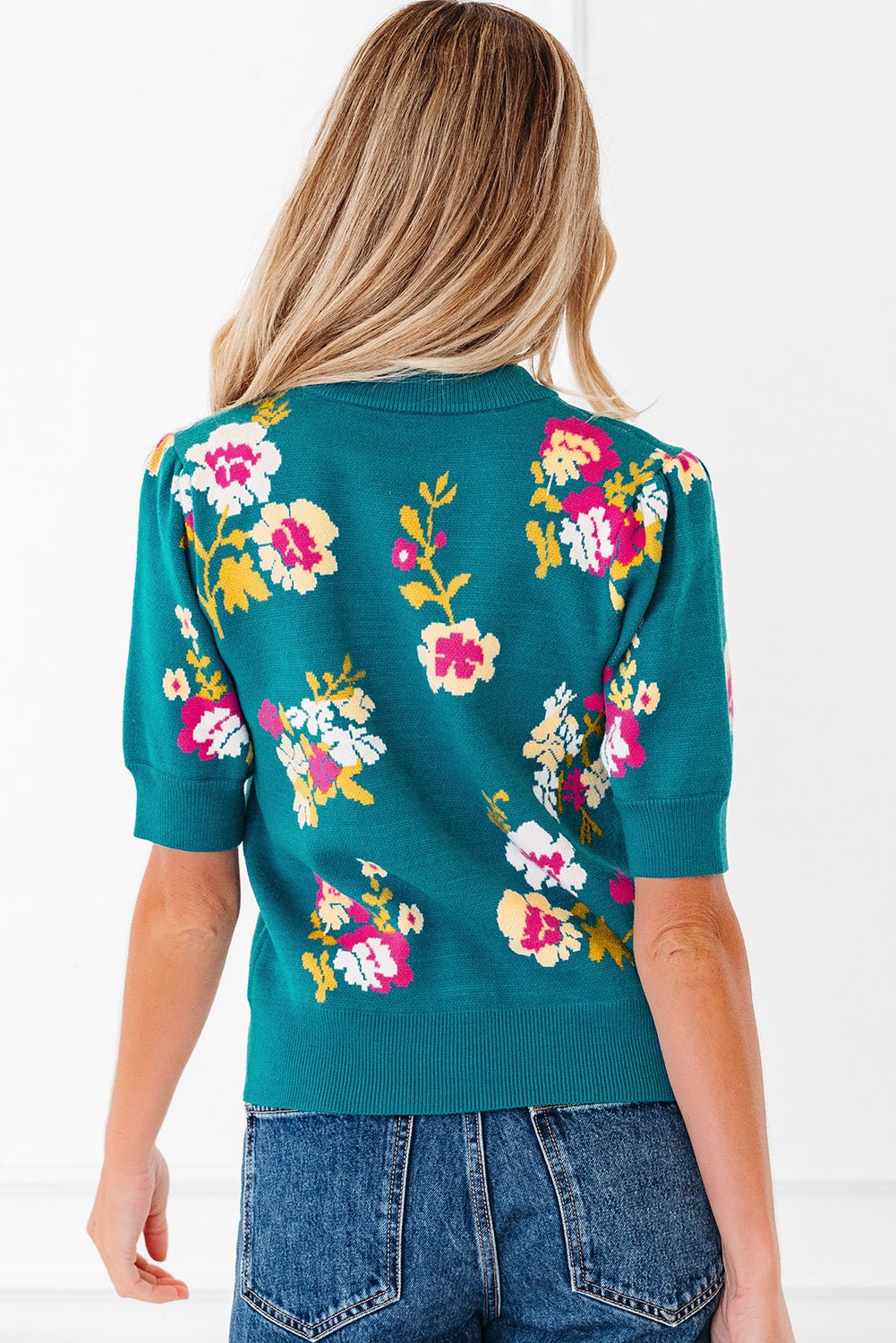 Joelle Sleeve Knitted Top - Hello Beautiful Boutique15% OFFThreaded Pear