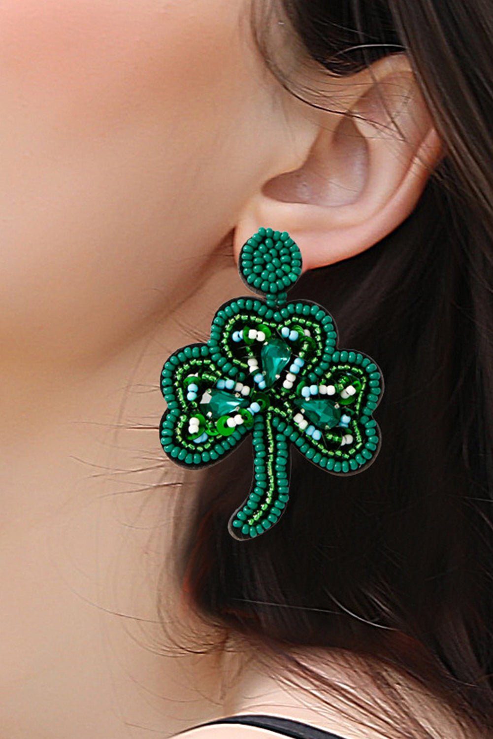 Jolene Rice Beaded Stud Earrings - Hello Beautiful BoutiqueJewelryThreaded Pear