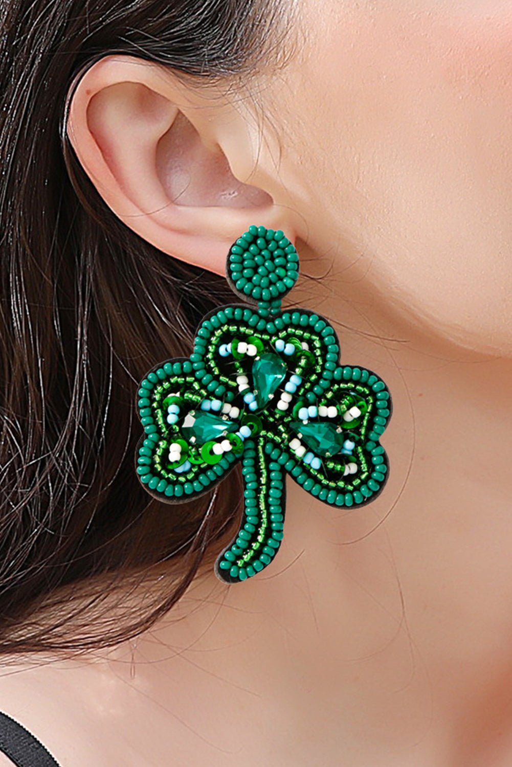 Jolene Rice Beaded Stud Earrings - Hello Beautiful BoutiqueJewelryThreaded Pear