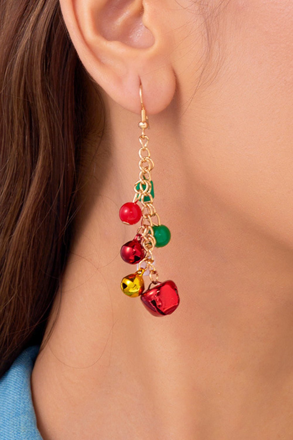 Jordan Bells Dangle Hook Earrings - Hello Beautiful BoutiqueJewelryThreaded Pear