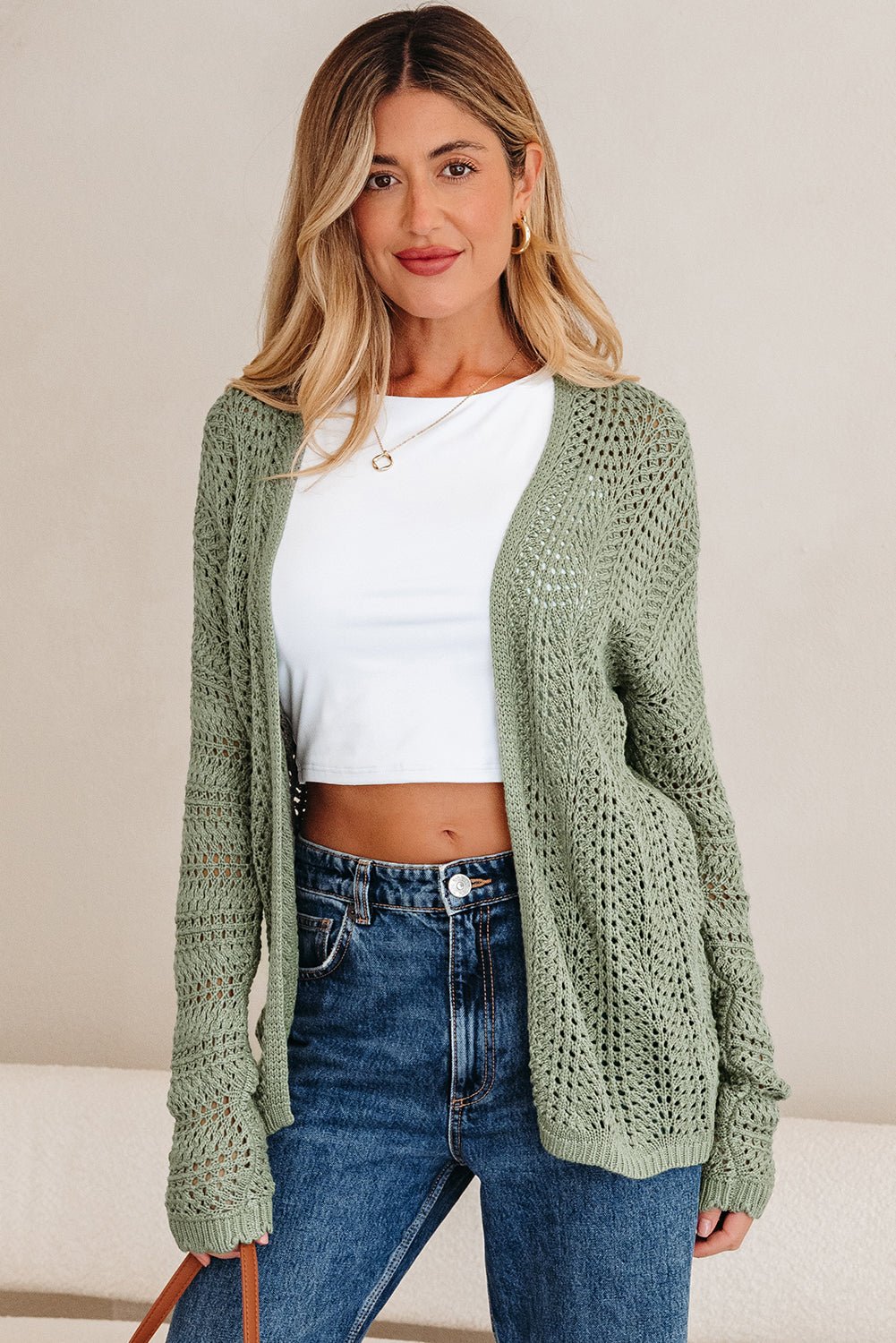 Jordyn Knit Batwing Sleeve Cardigan - Hello Beautiful BoutiqueCardigansThreaded Pear