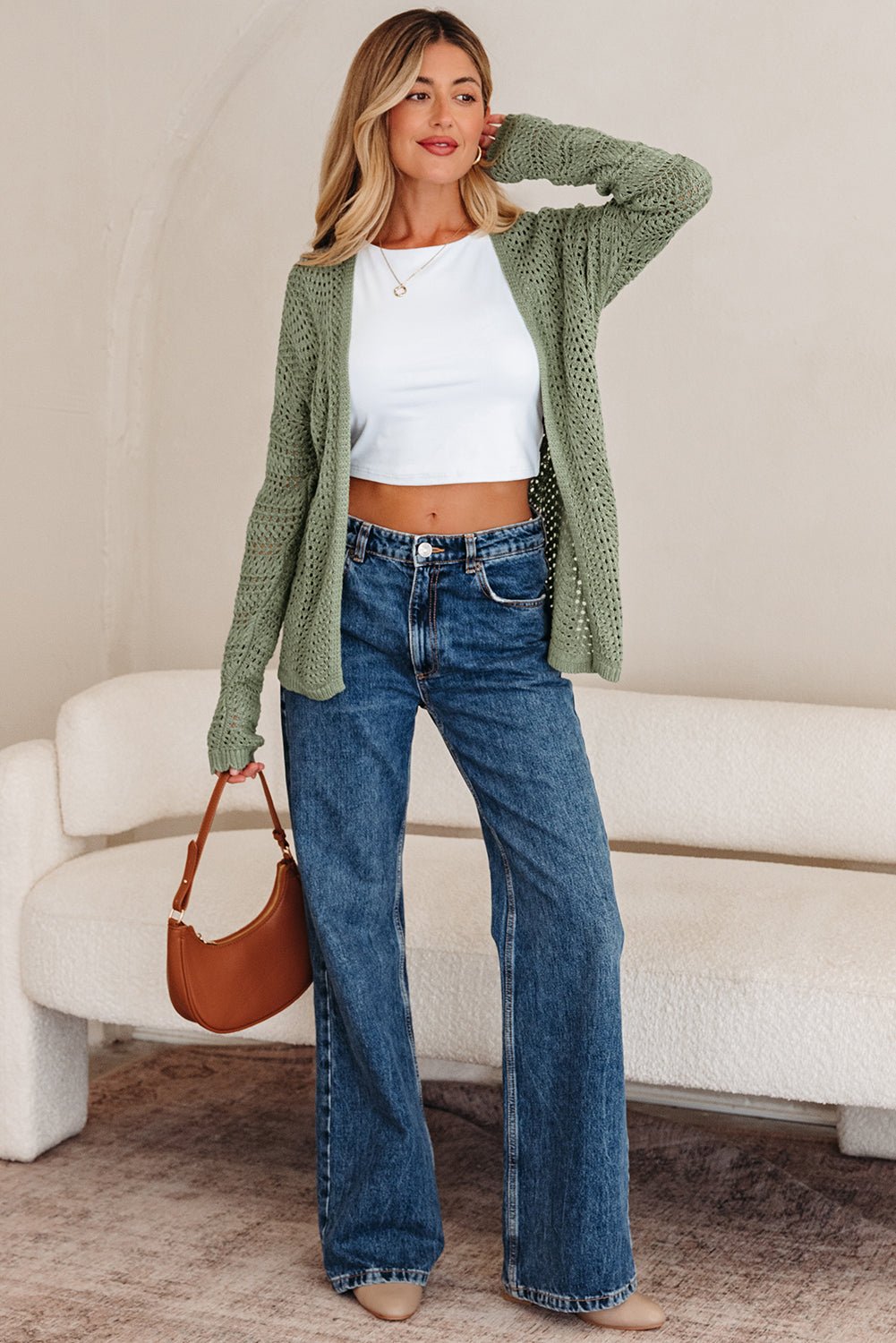 Jordyn Knit Batwing Sleeve Cardigan - Hello Beautiful BoutiqueCardigansThreaded Pear
