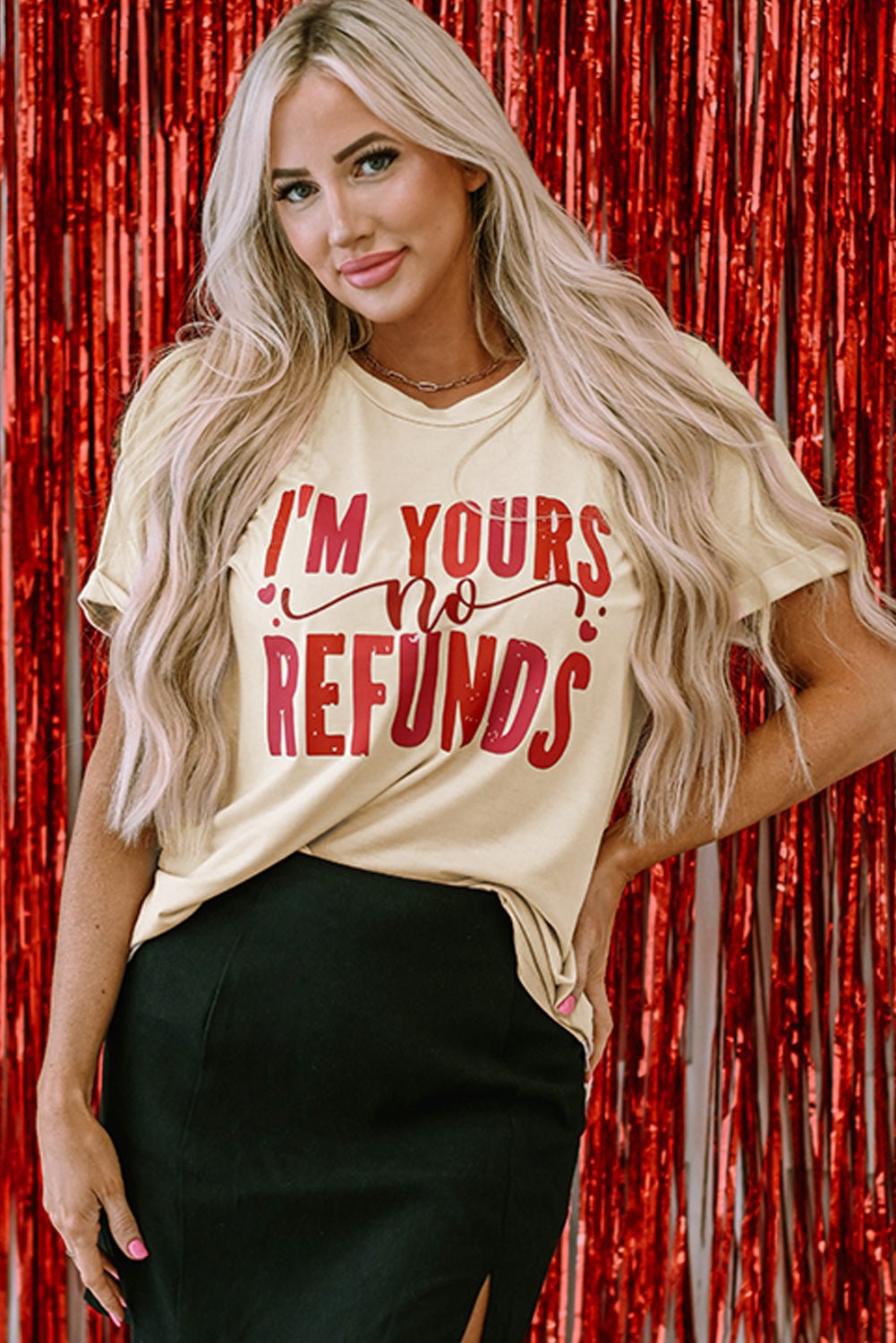 Jordyn No Refunds Graphic Tee - Hello Beautiful BoutiqueGraphic TeesThreaded Pear