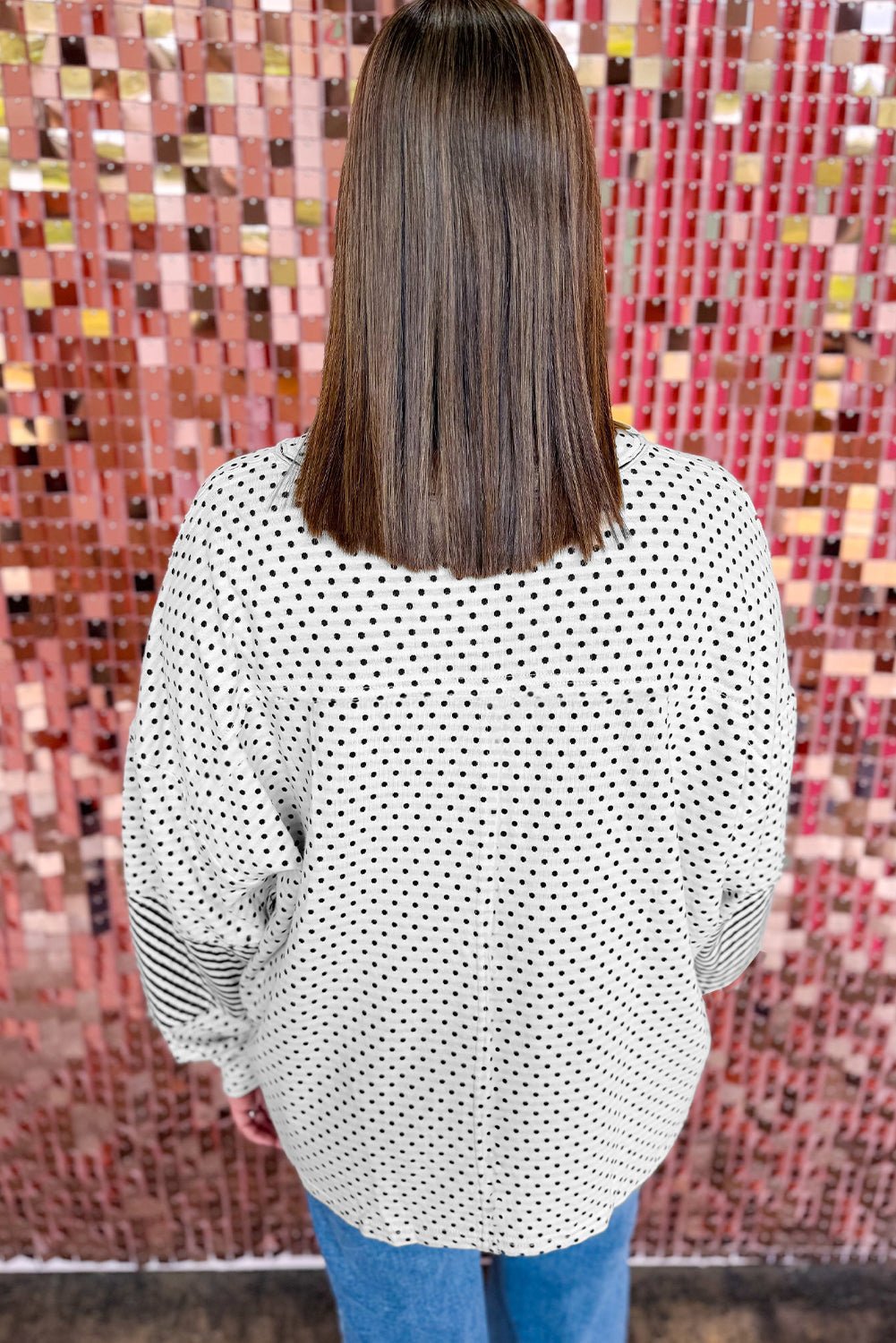 Jordyn Sleeve Henley top Long Sleeve PLUS Top - Hello Beautiful BoutiquePlus Size Blouses & ShirtsThreaded Pear
