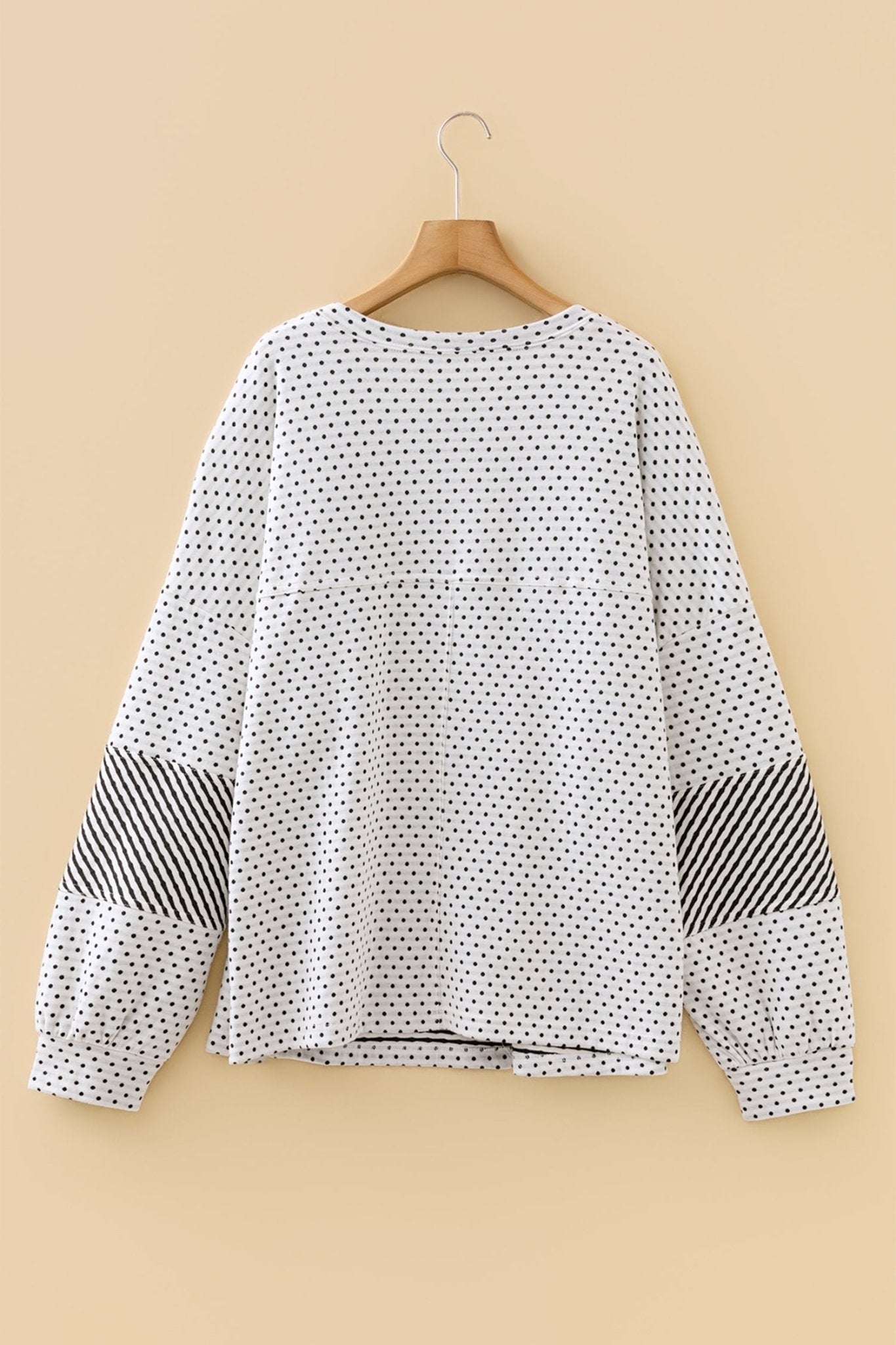 Jordyn Sleeve Henley top Long Sleeve PLUS Top - Hello Beautiful BoutiquePlus Size Blouses & ShirtsThreaded Pear