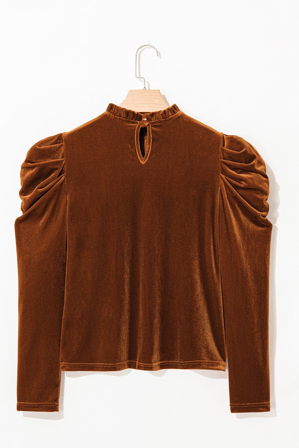 Josephine Puff Sleeve Velvet Top - Hello Beautiful BoutiqueLong Sleeve TopsThreaded Pear