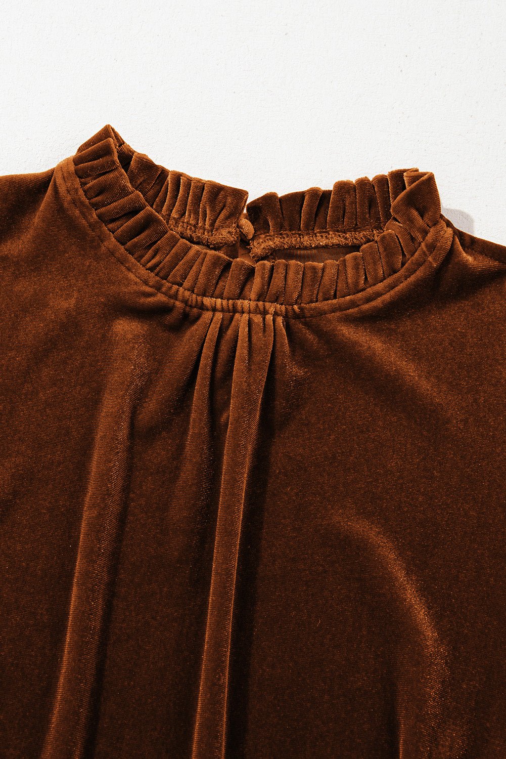 Josephine Puff Sleeve Velvet Top - Hello Beautiful BoutiqueLong Sleeve TopsThreaded Pear