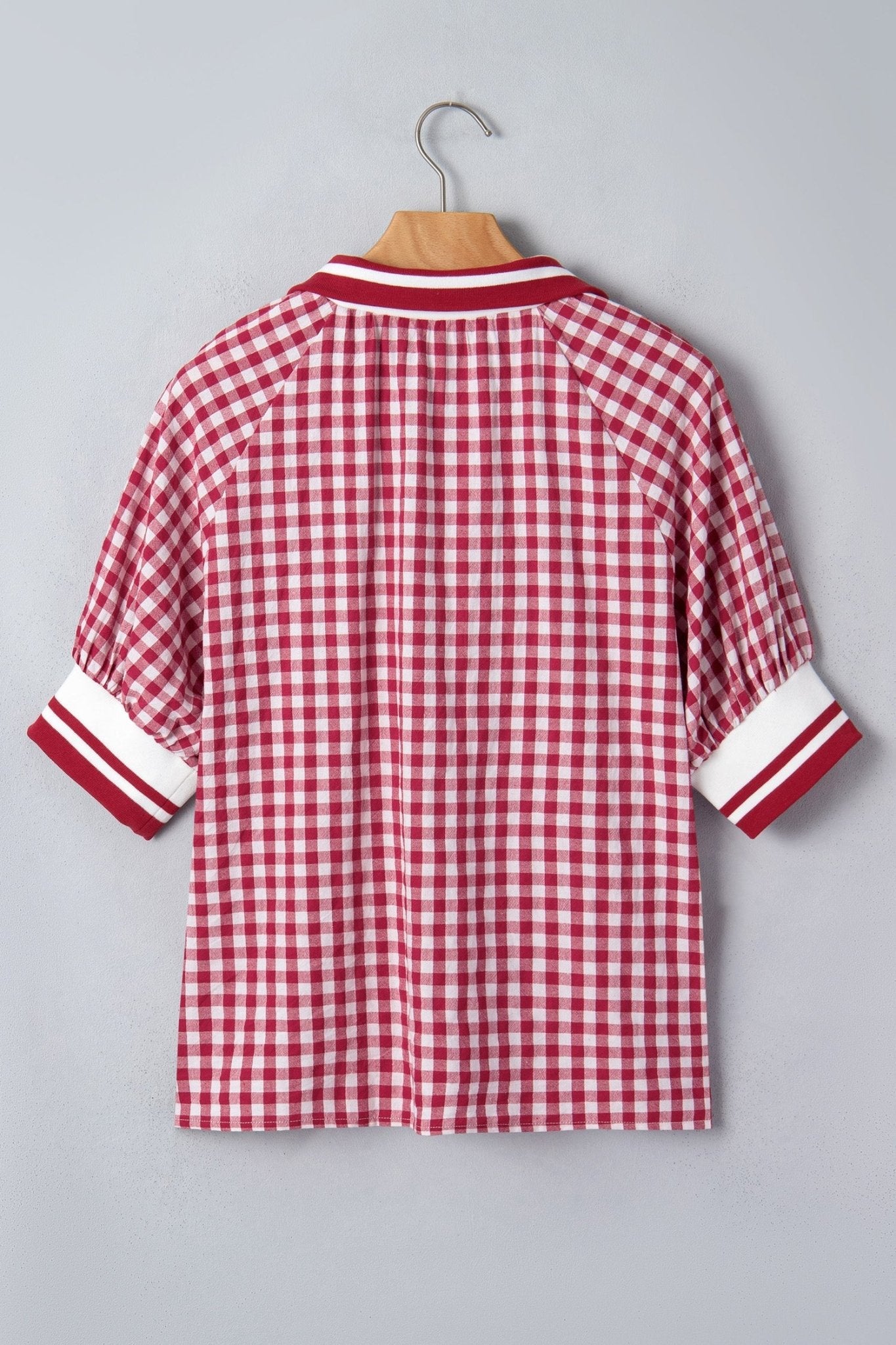 Journi Patchwork Half Zip Blouse - Hello Beautiful BoutiqueBlouses & ShirtsThreaded Pear