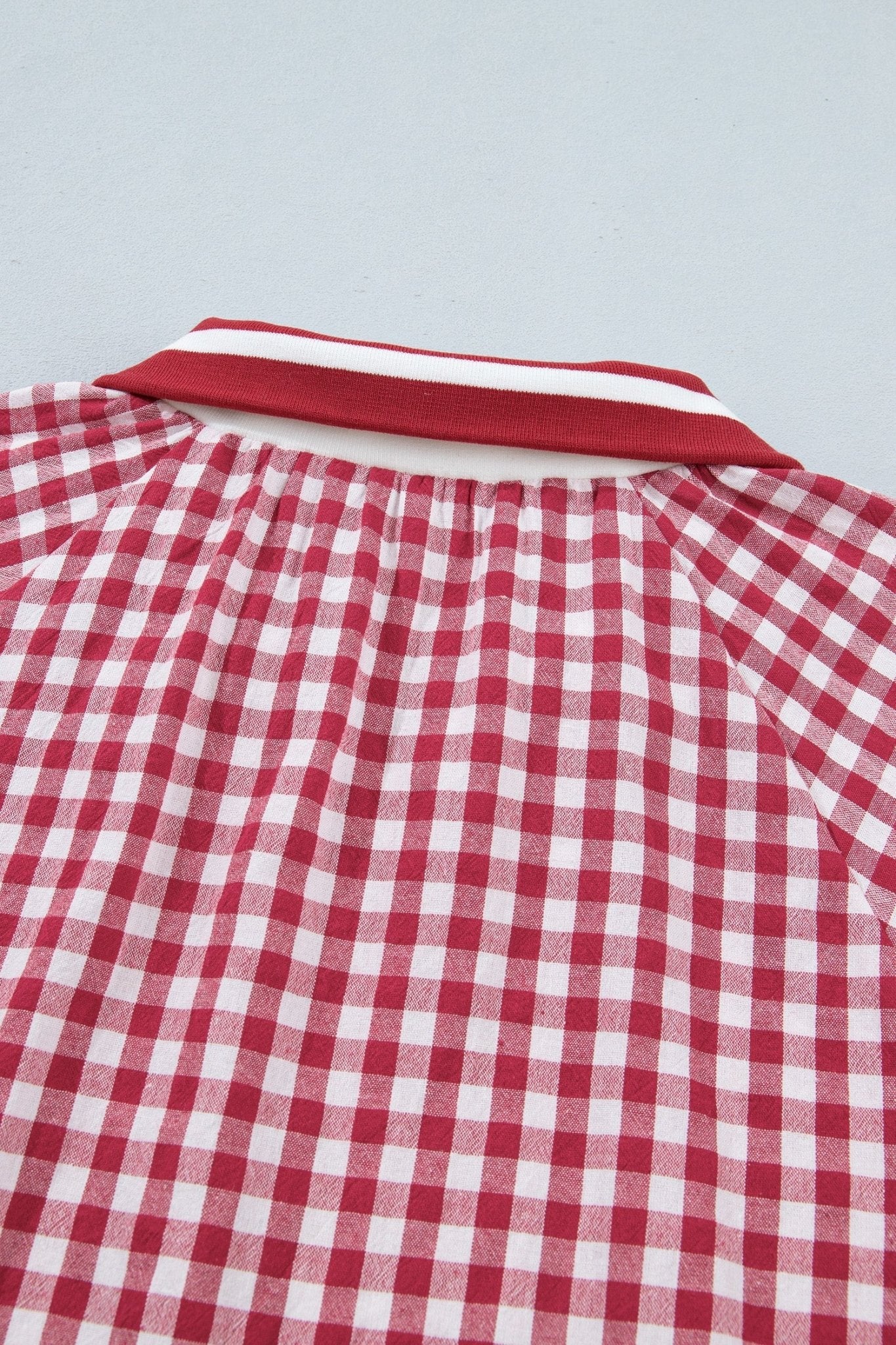 Journi Patchwork Half Zip Blouse - Hello Beautiful BoutiqueBlouses & ShirtsThreaded Pear
