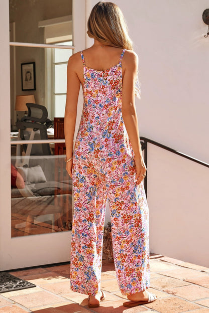 Journi Spaghetti Straps Loose Jumpsuit - Hello Beautiful BoutiqueJumpsuits & RompersThreaded Pear