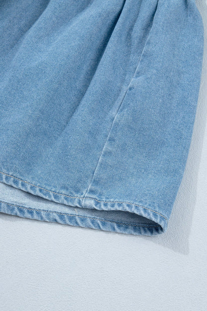 Joy Ruffle Hem Patchwork Dress - Hello Beautiful BoutiqueMini DressesThreaded Pear