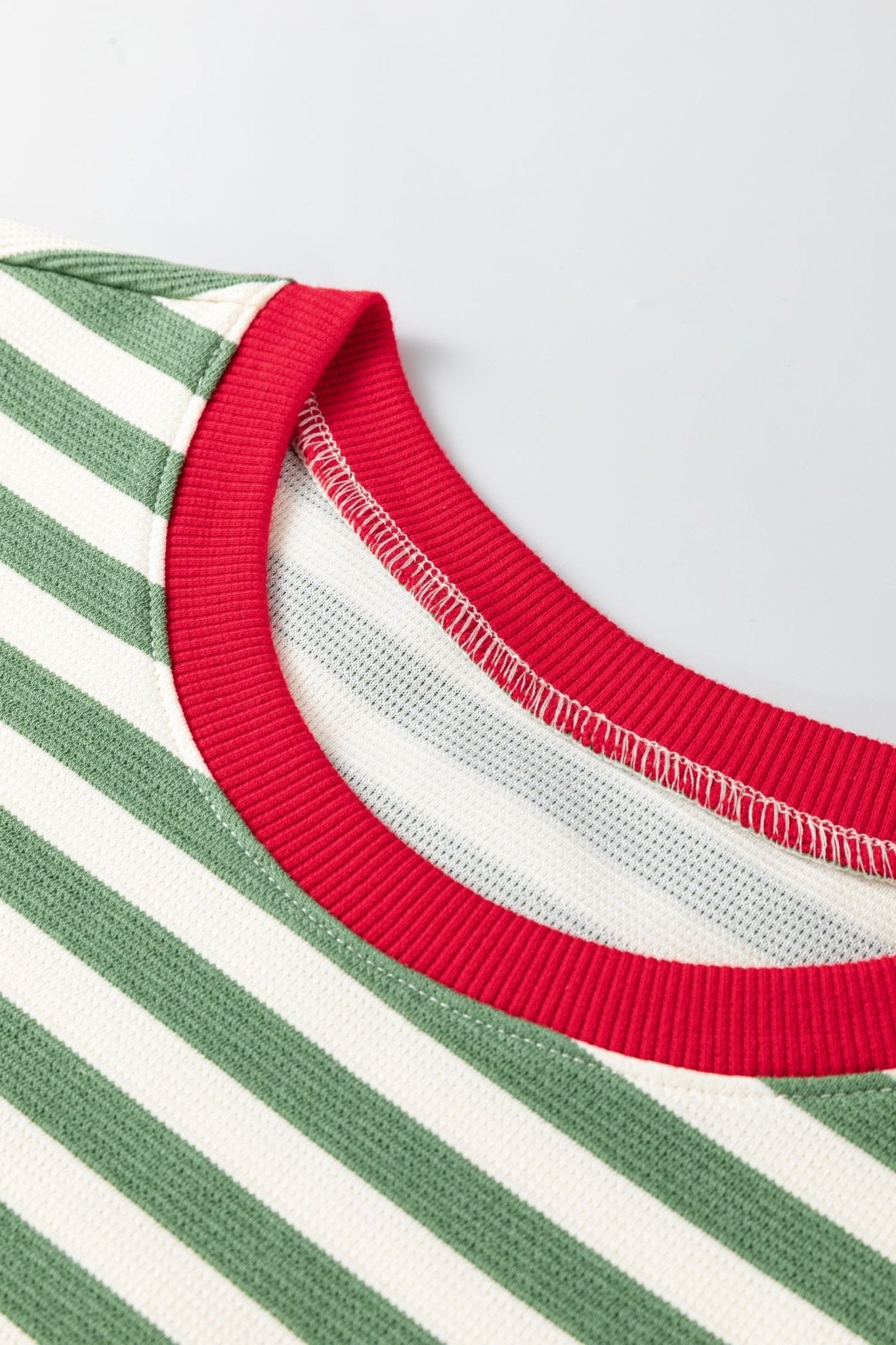 Joy Sleeve Contrast Trim Tee - Hello Beautiful BoutiqueTops & TeesThreaded Pear