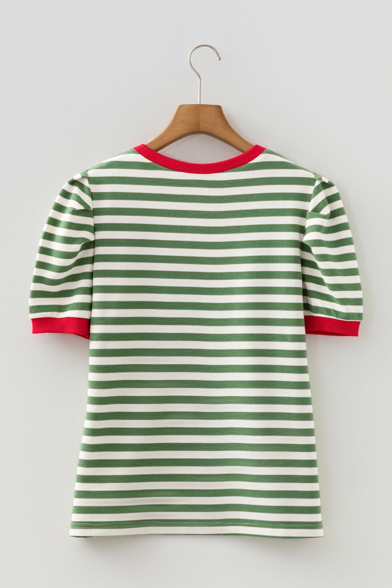 Joy Sleeve Contrast Trim Tee - Hello Beautiful BoutiqueTops & TeesThreaded Pear