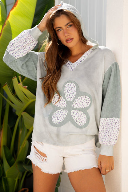 Jream Colorblock Casual Hooded Top - Hello Beautiful Boutique20% OFFThreaded Pear