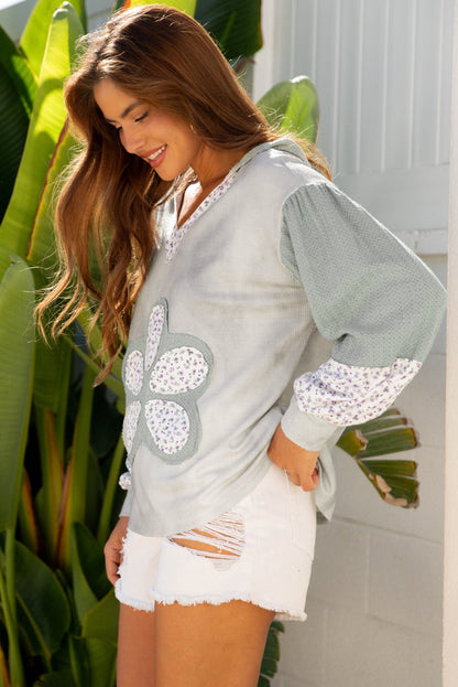 Jream Colorblock Casual Hooded Top - Hello Beautiful Boutique20% OFFThreaded Pear