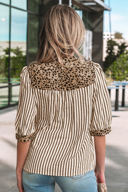 Jream Down Half Sleeve Shirt - Hello Beautiful BoutiqueBlouses & ShirtsThreaded Pear