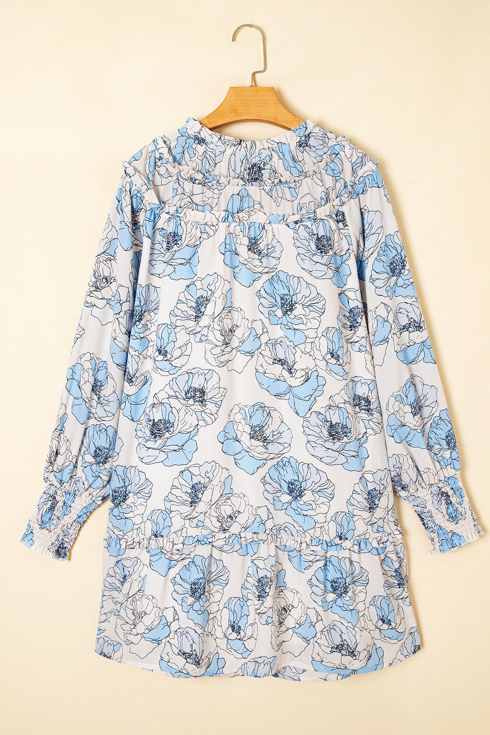 Juliana Sleeve Flowy Mini Dress - Hello Beautiful BoutiqueFloral DressesThreaded Pear