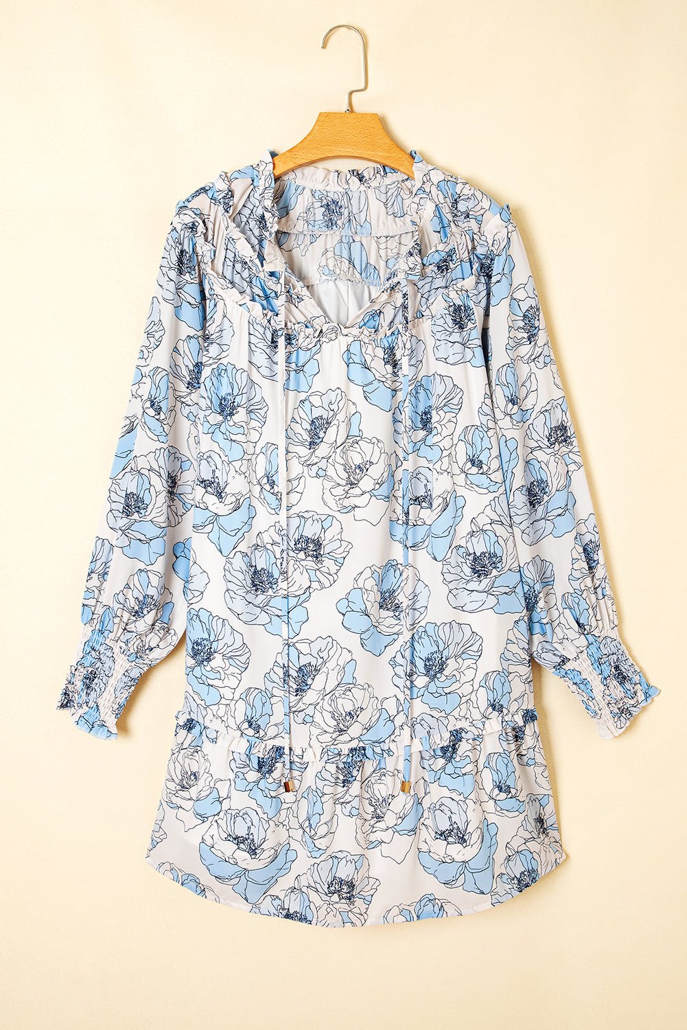 Juliana Sleeve Flowy Mini Dress - Hello Beautiful BoutiqueFloral DressesThreaded Pear