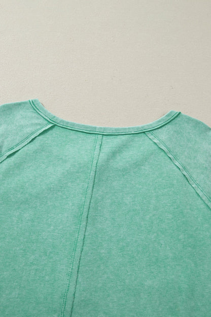 Julie Mineral Wash T Shirt - Hello Beautiful BoutiqueTops & TeesThreaded Pear