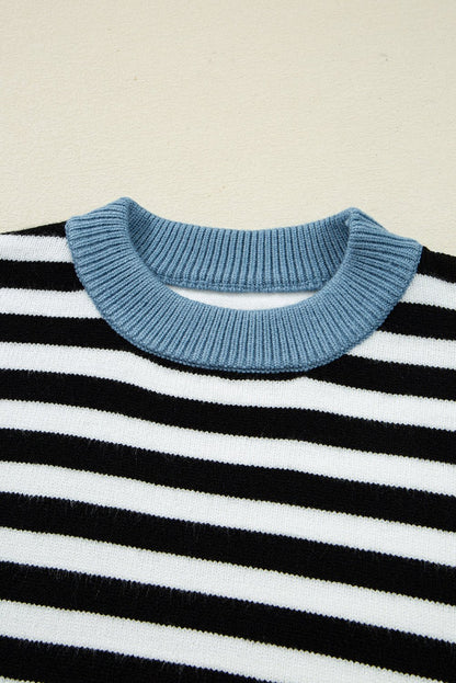 Julieta Colorblock Sleeve Chic Sweater - Hello Beautiful BoutiqueSweatersThreaded Pear