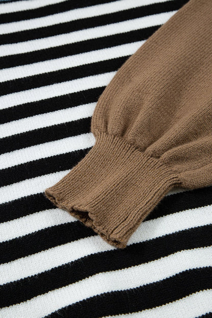 Julieta Colorblock Sleeve Chic Sweater - Hello Beautiful BoutiqueSweatersThreaded Pear