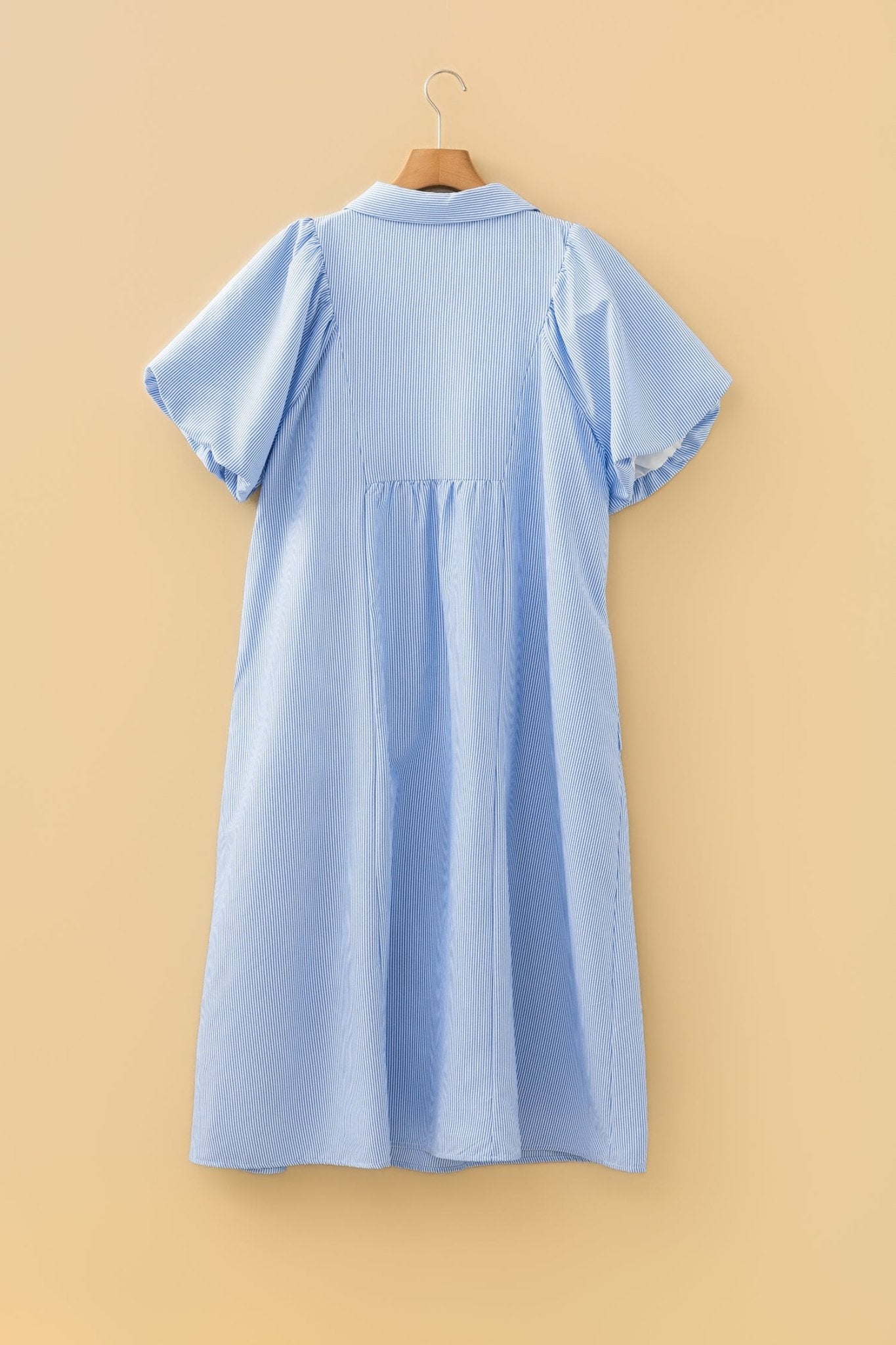 Julieta Detail Collar Midi PLUS Dress - Hello Beautiful BoutiquePlus Size Midi DressesThreaded Pear
