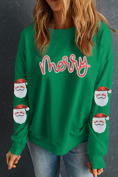 Julieta Sleeve Drop Shoulder Sweatshirt - Hello Beautiful BoutiqueGraphic SweatshirtsThreaded Pear