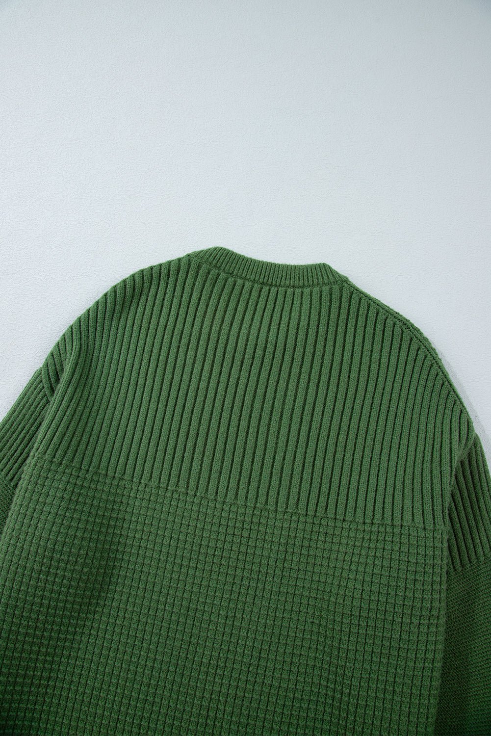 Julietta Mixed Textured Knitted Sweater - Hello Beautiful BoutiqueSweatersThreaded Pear