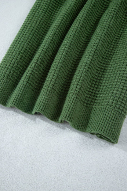 Julietta Mixed Textured Knitted Sweater - Hello Beautiful BoutiqueSweatersThreaded Pear