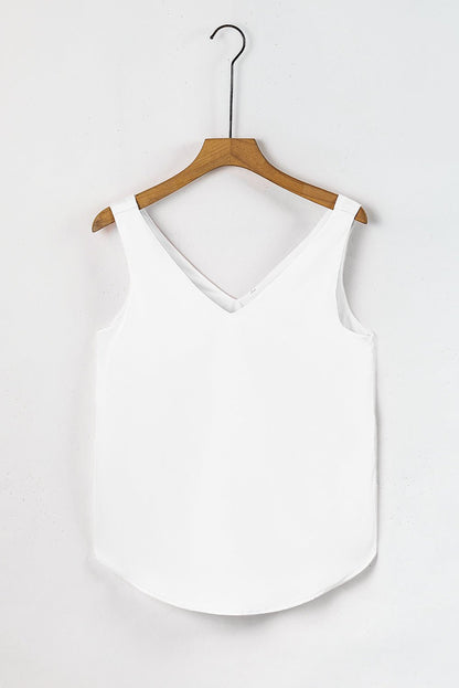 Juliette Deep Loose Tank Top - Hello Beautiful BoutiqueTank TopsThreaded Pear