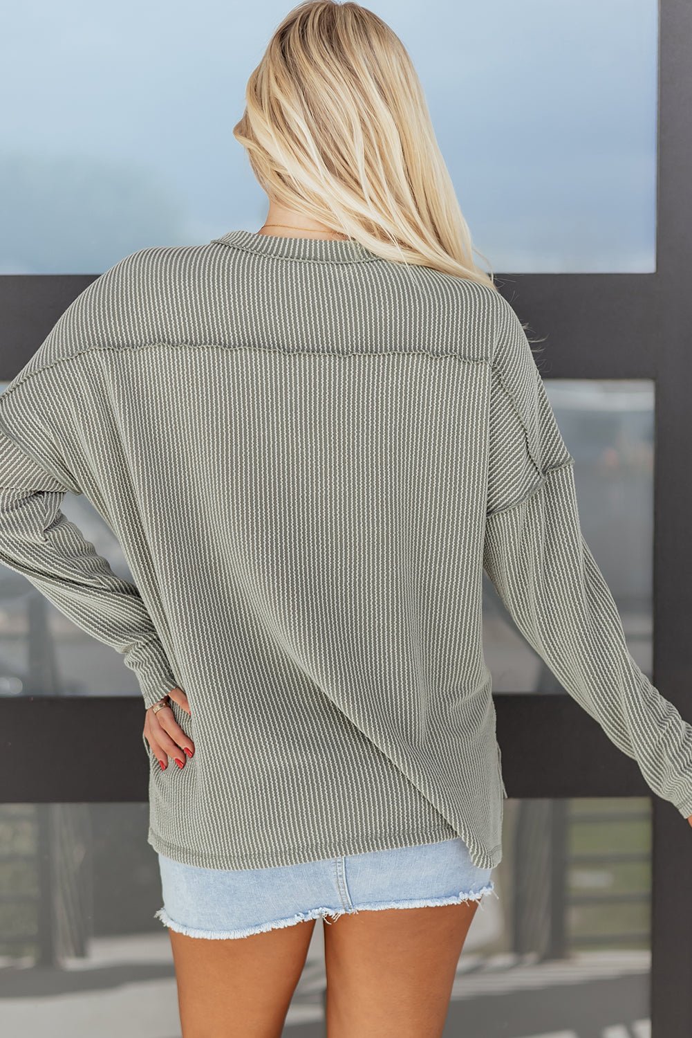 Juliette Sleeve Loose top Long Sleeve Top - Hello Beautiful BoutiqueLong Sleeve TopsThreaded Pear